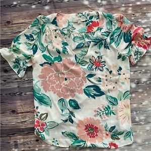 NWOT V-Neck Floral Blouse from Loft